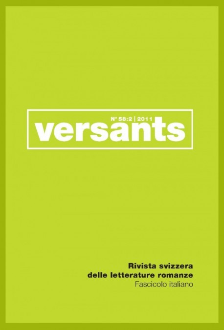 VERSANTS 58/2. FASCICOLO ITALIANO.
