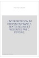 L'INTERPRETATION DE CHOPIN EN FRANCE. TEXTES REUNIS ET PRESENTES PAR D. PISTONE.