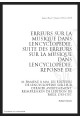 ERREURS SUR MUSIQUE DANS L'ENCYCLOPEDIE. SUITE DES ERREURS SUR LA MUSIQUE DANS L'ENCYCLOPEDIE
