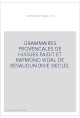 GRAMMAIRES PROVENCALES DE HUGUES FAIDIT ET RAYMOND VIDAL DE BESAUDUN (XIIIE SIECLE).