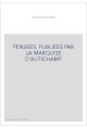 PENSEES, PUBLIEES PAR LA MARQUISE D'AUTICHAMP
