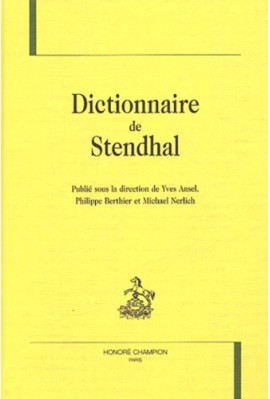 DICTIONNAIRE DE STENDHAL