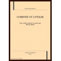 OEUVRES COMPLETES SERIE II OEUVRES LITTERAIRES TOME III. CORINNE OU L'ITALIE