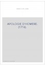 APOLOGIE D'HOMERE. (1716).