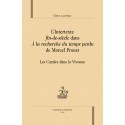 LINTERTEXTE FIN-DE-SIÈCLE DANS À LA RECHERCHE DU TEMPS PERDU DE MARCEL PROUST