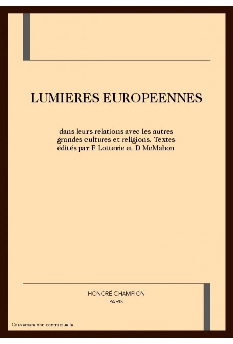 LUMIERES EUROPEENNES
