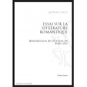 ESSAI SUR LA LITTÉRATURE ROMANTIQUE