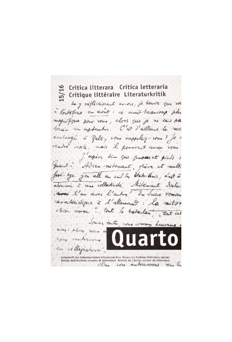 CRITIQUE LITTERAIRE