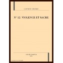 CONTINENT CENDRARS N°12. VIOLENCE ET SACRE
