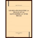 LES RELATIONS ENTRE LA FRANCE ET LE SAINT-EMPIRE AU    XVIIE SIECLE