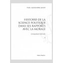 HISTOIRE DE LA SCIENCE POLITIQUE DANS SES RAPPORTS AVEC LA MORALE