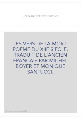 LES VERS DE LA MORT. EDITION BILINGUE.