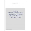 POESIES LANGUEDOCIENNES ET FRANCAISES. PUBLIEES PAR GUSTAVE DE CLAUSADE (1843).