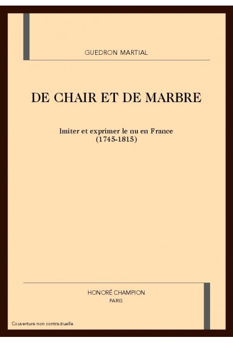 DE CHAIR ET DE MARBRE
