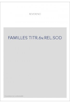 FAMILLES TITR.6v.REL.SOD