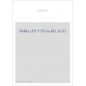 FAMILLES TITR.6v.REL.SOD