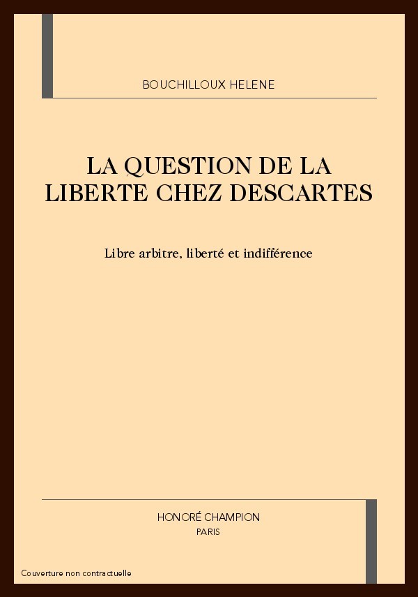 la liberté selon descartes