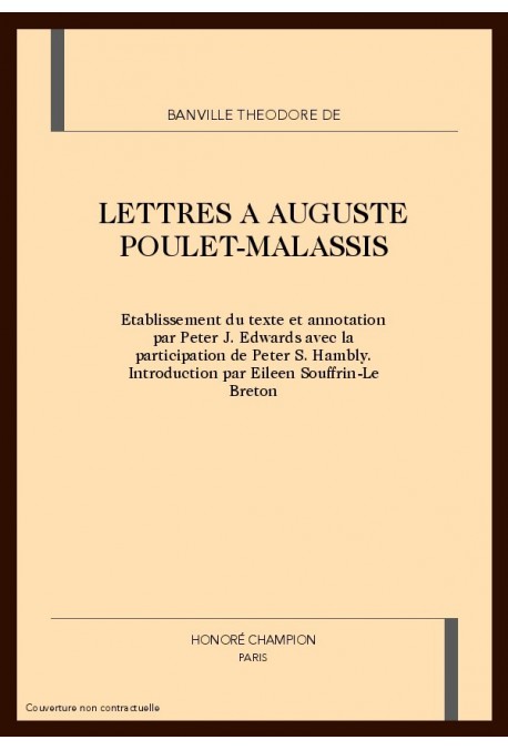 LETTRES A AUGUSTE POULET-MALASSIS