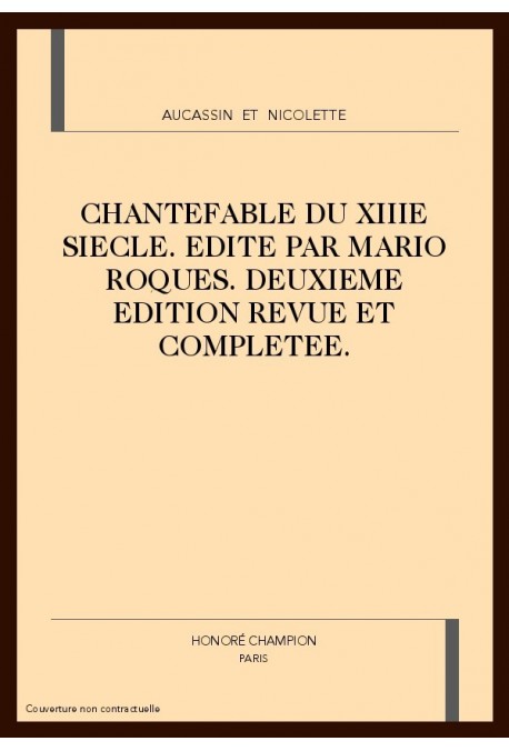 AUCASSIN ET NICOLETTE.