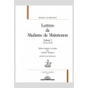 LETTRES DE MADAME DE MAINTENON  VOLUME V. 1711-1713