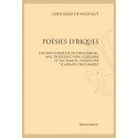 POESIES LYRIQUES