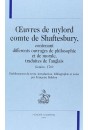 UVRES DE MYLORD COMTE DE SHAFTESBURY, CONTENANT       DIFFERENTS OUVRAGES DE PHILOSOPHIE ET DE MORALE