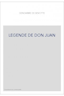 LEGENDE DE DON JUAN