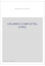 OEUVRES COMPLETES. (1890).