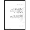 LE NATUREL, LA GRACE ET LE REEL DANS LA POETIQUE DE STENDHAL