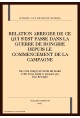 RELATION ABREGEE DE CE QUI S'EST PASSE DANS LA GUERRE DE HONGRIE DEPUIS LE COMMENCEMENT DE LA CAMPAGNE DE