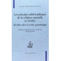 LES PRINCIPES PHILOSOPHIQUES DE LA RELIGION NATURELLE  ET REVELLEE