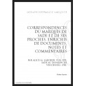CORRESPONDANCE. TOME XVI. 1781 SADE AU DONJON DE VINCENNES.