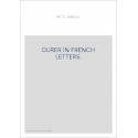 DURER IN FRENCH LETTERS.