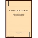 L'INNOVATION LEXICALE