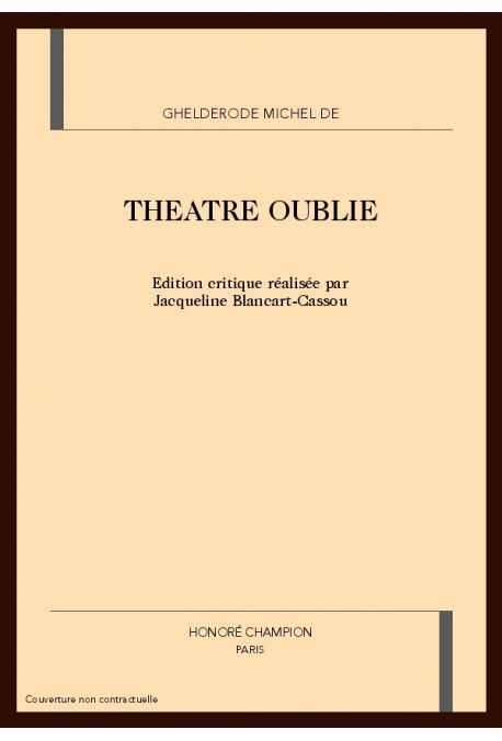 THEATRE OUBLIE