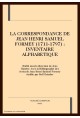 LA CORRESPONDANCE DE JEAN HENRI SAMUEL FORMEY          (1711-1797) : INVENTAIRE ALPHABETIQUE