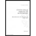 ÉTUDE SUR LA LANGUE DE MONTAIGNE