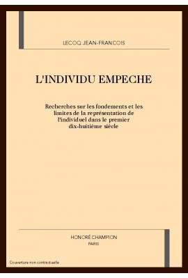 L'INDIVIDU EMPECHE