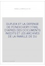 DUPLEIX ET LA DEFENSE DE PONDICHERY (1748),