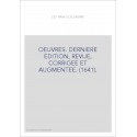 OEUVRES. DERNIERE EDITION, REVUE, CORRIGEE ET AUGMENTEE. (1641).