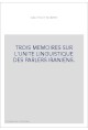TROIS MEMOIRES SUR L'UNITE LINGUISTIQUE DES PARLERS IRANIENS.