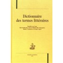 DICTIONNAIRE DES TERMES LITTÉRAIRES