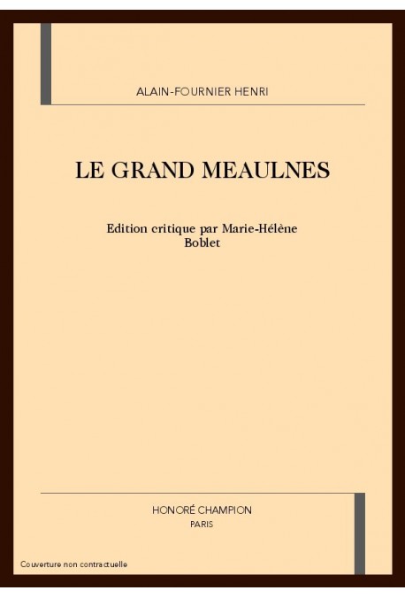 LE GRAND MEAULNES