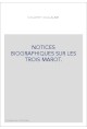 NOTICES BIOGRAPHIQUES SUR LES TROIS MAROT.