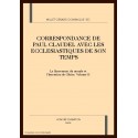 CORRESPONDANCE DE PAUL CLAUDEL AVEC LES ECCLESIASTIQUES DE SON TEMPS. TOME II