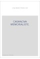 CASANOVA MEMORIALISTE.
