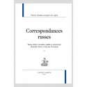 CORRESPONDANCES RUSSES