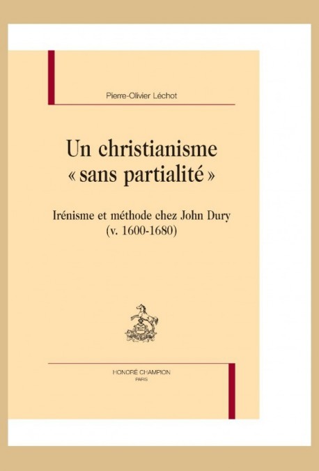 UN CHRISTIANISME "SANS PARTIALITE"