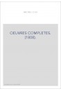 OEUVRES COMPLETES. (1808).