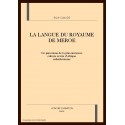 LA LANGUE DU ROYAUME DE MEROE